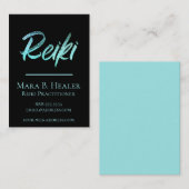 Carte De Visite *~* Reiki Master ou Praticien Energy Healer (Devant / Derrière)