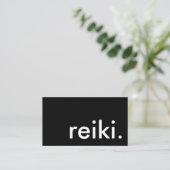 Carte De Visite reiki. (personnalisable en couleur) (Debout devant)