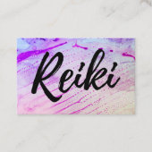 Carte De Visite *~* Reiki Praticien Reiki Master Energy Healthier (Devant)