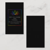 Carte De Visite Réiki Praticien Spirituel Chakra Méditation (Devant / Derrière)