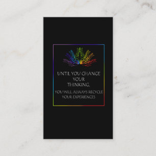 Carte De Visite Réiki Praticien Spirituel Chakra Méditation