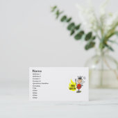 Carte De Visite Reine de BBQ (Debout devant)