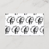 Carte De Visite Reine de la Lionne Noire de la Chasse (Devant)