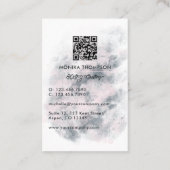 Carte de visite Reine de l'artisanat avec QR Code (Dos)