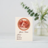 CARTE DE VISITE REINE DES HONEY BEES EN SKEP / BEEKEEPER (Debout devant)