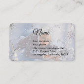 Carte De Visite Reine des neiges (Devant)