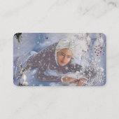 Carte De Visite Reine des neiges (Dos)