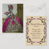 Carte De Visite Reine Marie Antoinette (Plus D'Options) - (Devant / Derrière)