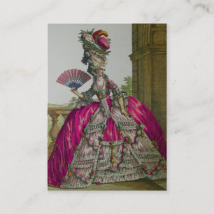Carte De Visite Reine Marie Antoinette (Plus D'Options) -