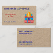 Carte De Visite Rejets de rebonds (Devant / Derrière)