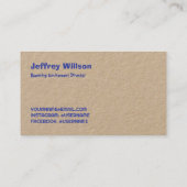 Carte De Visite Rejets de rebonds (Dos)