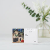 Carte de visite relatif d'animal familier (Debout devant)