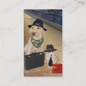 Carte de visite relatif d'animal familier (Dos)