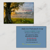 Carte De Visite Relax Calm Care Professional (Devant / Derrière)