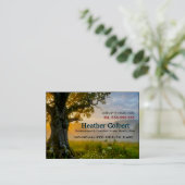 Carte De Visite Relax Calme Soins Professionnel (Debout devant)