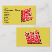 Carte De Visite Relax, je suis un assez bon avocat. (Devant / Derrière)