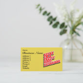 Carte De Visite Relax Je suis un assez bon sauveteur (Debout devant)