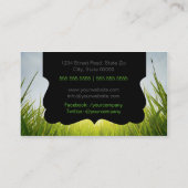 Carte De Visite Relaxation calm grass Business card (Dos)