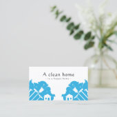 Carte De Visite Reliable Cleaning (Debout devant)
