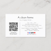 Carte De Visite Reliable Cleaning (Dos)