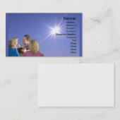 Carte De Visite Religieux (Devant / Derrière)