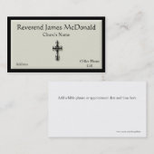 Carte de visite religieux (Devant / Derrière)