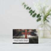 Carte de visite religieux de l'Église (Debout devant)