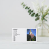 Carte de visite religieux d'église (Debout devant)