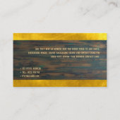 Carte De Visite Religion chrétienne Sainte Croix diacre Pasteur Cl (Dos)