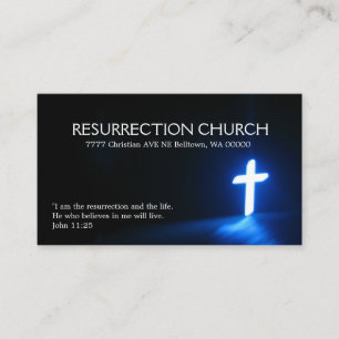 Carte De Visite Religion christianisme affaires 