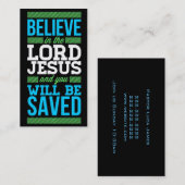 Carte De Visite Religion Religieux Chrétien Pasteur Christianisme (Devant / Derrière)