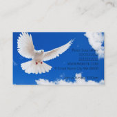 Carte De Visite Religion Religion Pasteur chrétien Christianisme (Dos)