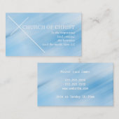 Carte De Visite Religion Religion Pasteur chrétien Christianisme (Devant / Derrière)