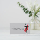 Carte De Visite Religion Religion Pasteur chrétien Christianisme (Debout devant)