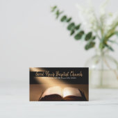 Carte De Visite Religion Religion Pasteur chrétien Christianisme (Debout devant)