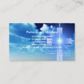 Carte De Visite Religion Religion Pasteur chrétien Christianisme (Dos)