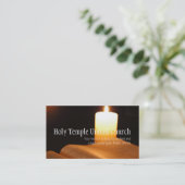 Carte De Visite Religion Religion Pasteur chrétien Christianisme (Debout devant)