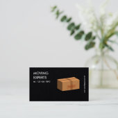 Carte De Visite Relocalisation Moving Company Simple Premium (Debout devant)