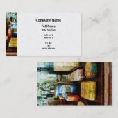 Carte De Visite Remèdes de toux et poudre dentifrice - platine (Devant / Derrière)