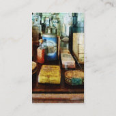 Carte De Visite Remèdes de toux et poudre dentifrice - platine (Dos)