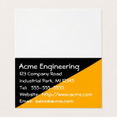 Carte De Visite Remise en état de la construction de l'ingénierie  (Extérieur déplié)