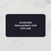 Carte De Visite Remise en état du phare du véhicule (Dos)