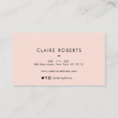 Carte De Visite remise professionnelle moderne (Dos)