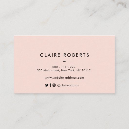 Carte De Visite remise professionnelle moderne (Dos)