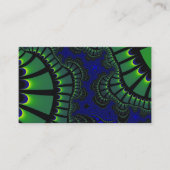 Carte De Visite Remix Vert et Bleu (Devant)