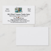 Carte De Visite Remorque de campeur de luxe M (Devant / Derrière)