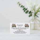 Carte De Visite Remorque de campeur de Van (Debout devant)