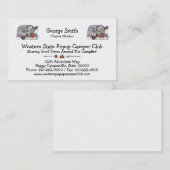 Carte De Visite Remorque de courant d'air (Devant / Derrière)