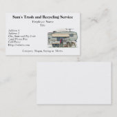 Carte De Visite Remorque mignonne de voyage de campeur de (Devant / Derrière)