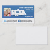 Carte De Visite Remorque rv de voyage/cartes de camping (Devant / Derrière)